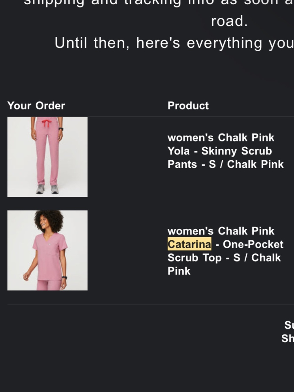 Figs Chalk Pink Women's Scrub Top & Skinny Scrub Pants (Brand New)